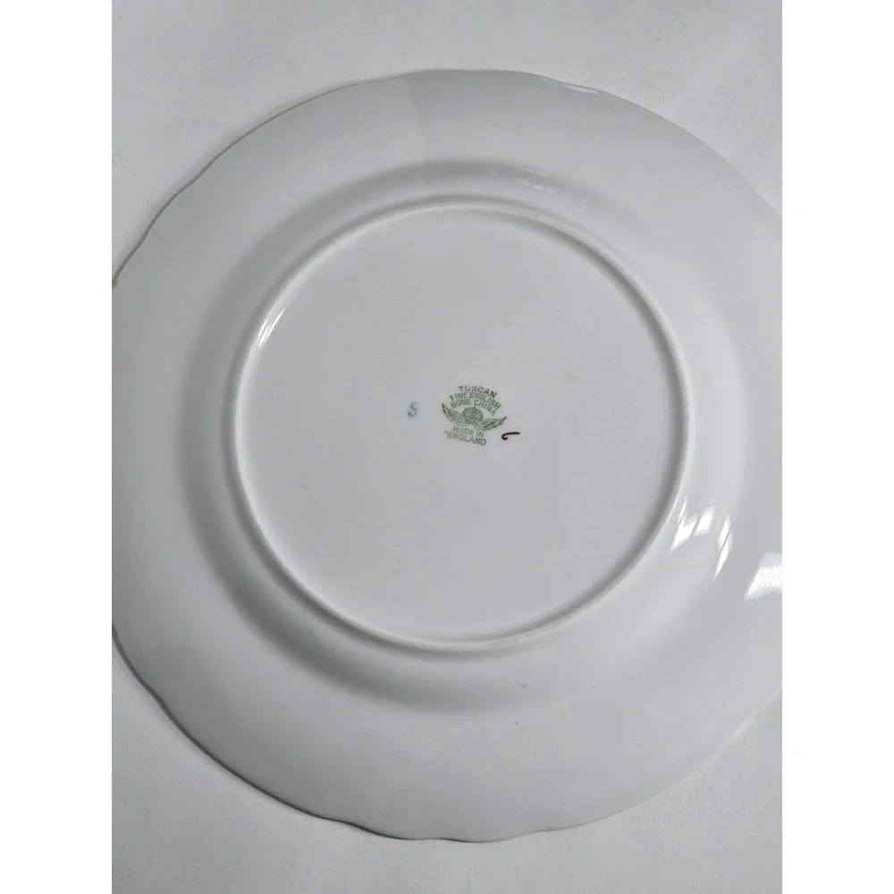Tuscan Royal Tuscan December Holly Bone China Salad Plate 8